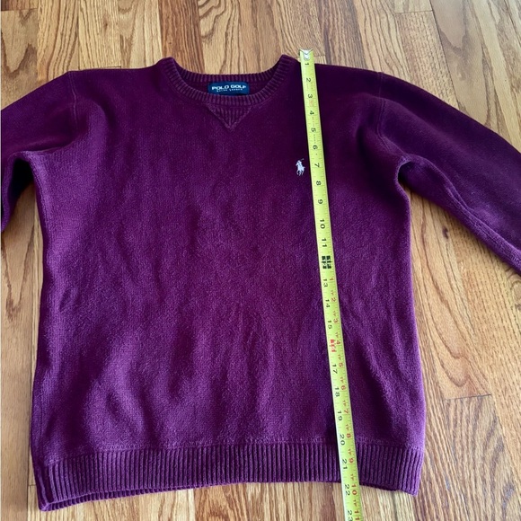 Polo Golf by Ralph Lauren Burgundy Crew Neck Sweater - Picture 4 of 7